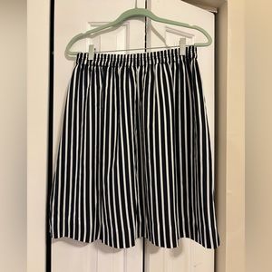 J. Crew Blue and White Skirt